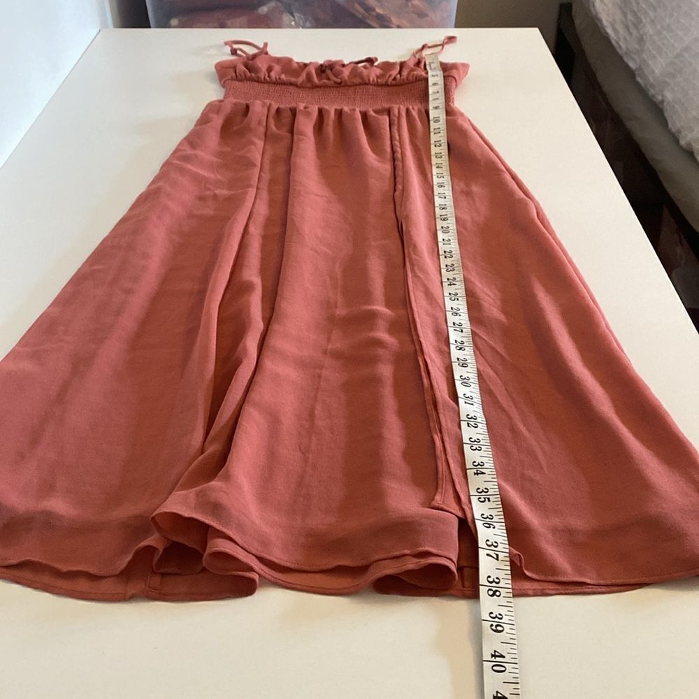 Aritzia Wilfred Genoa Smocked-waist Midi Dress Size Small - Picture 14 of 14